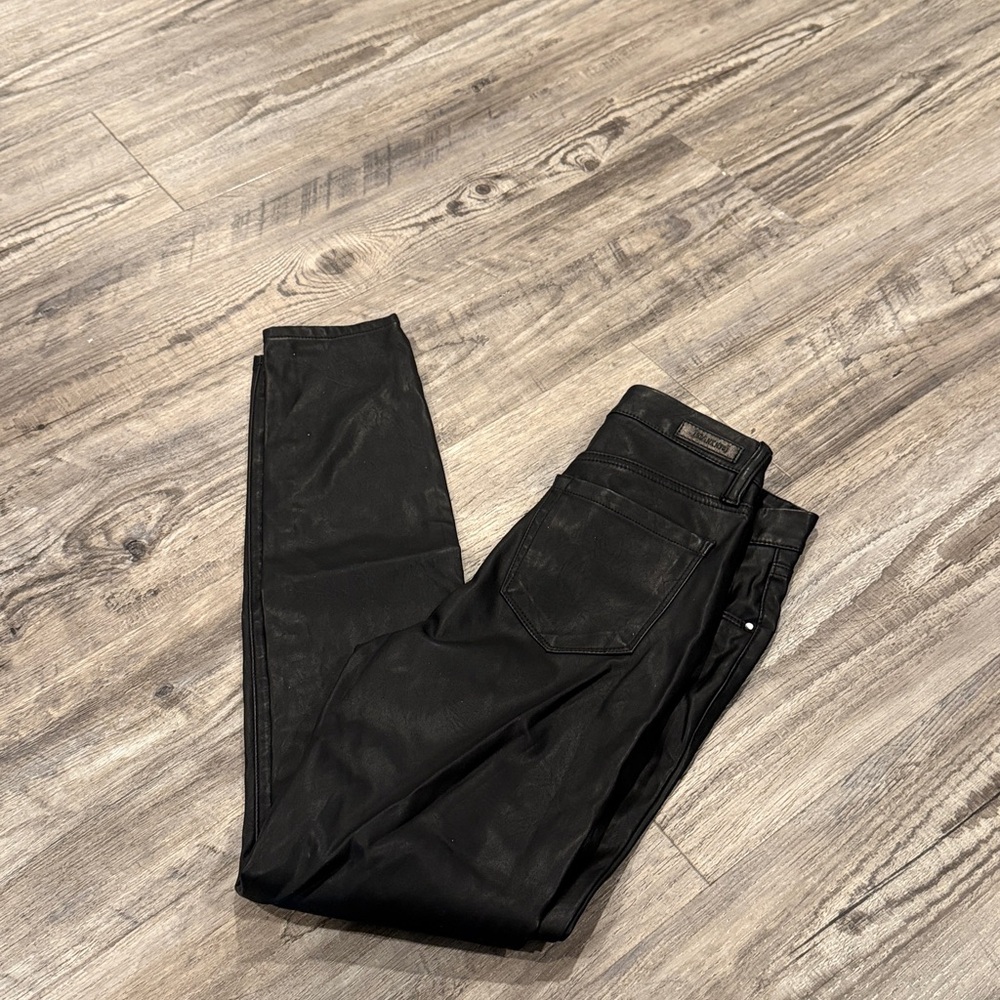 Blank NYC Faux Leather Skinny Pants Black Size 26 - Picture 10 of 10